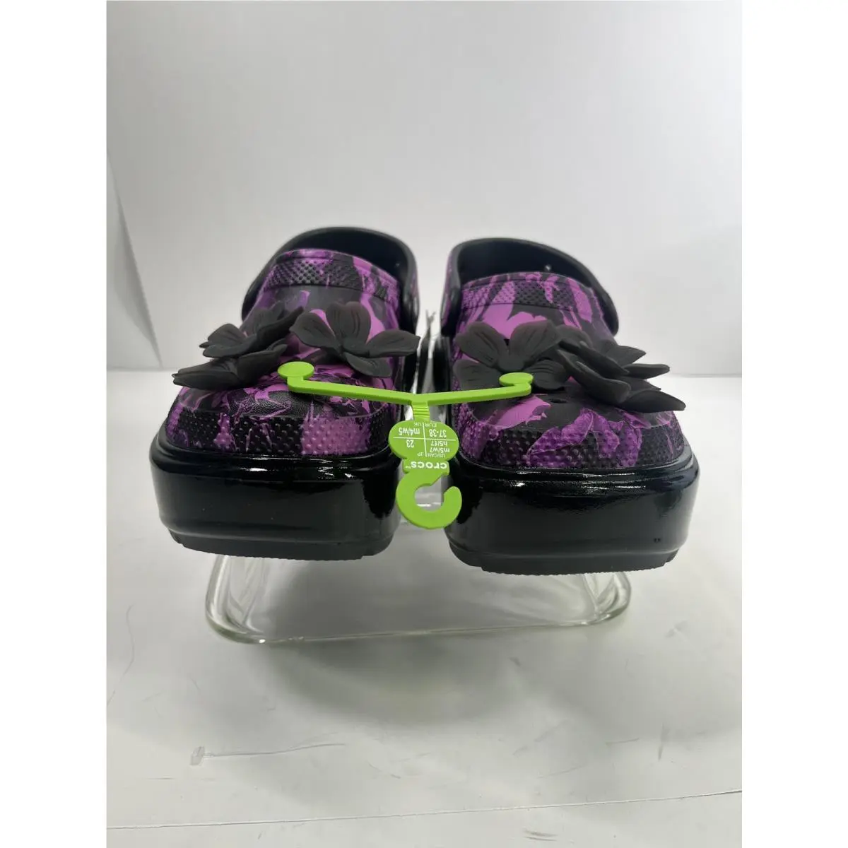 Crocs shoes - Stomp Hyper Floral - Stomp Hyper Floral - Black Purple 5