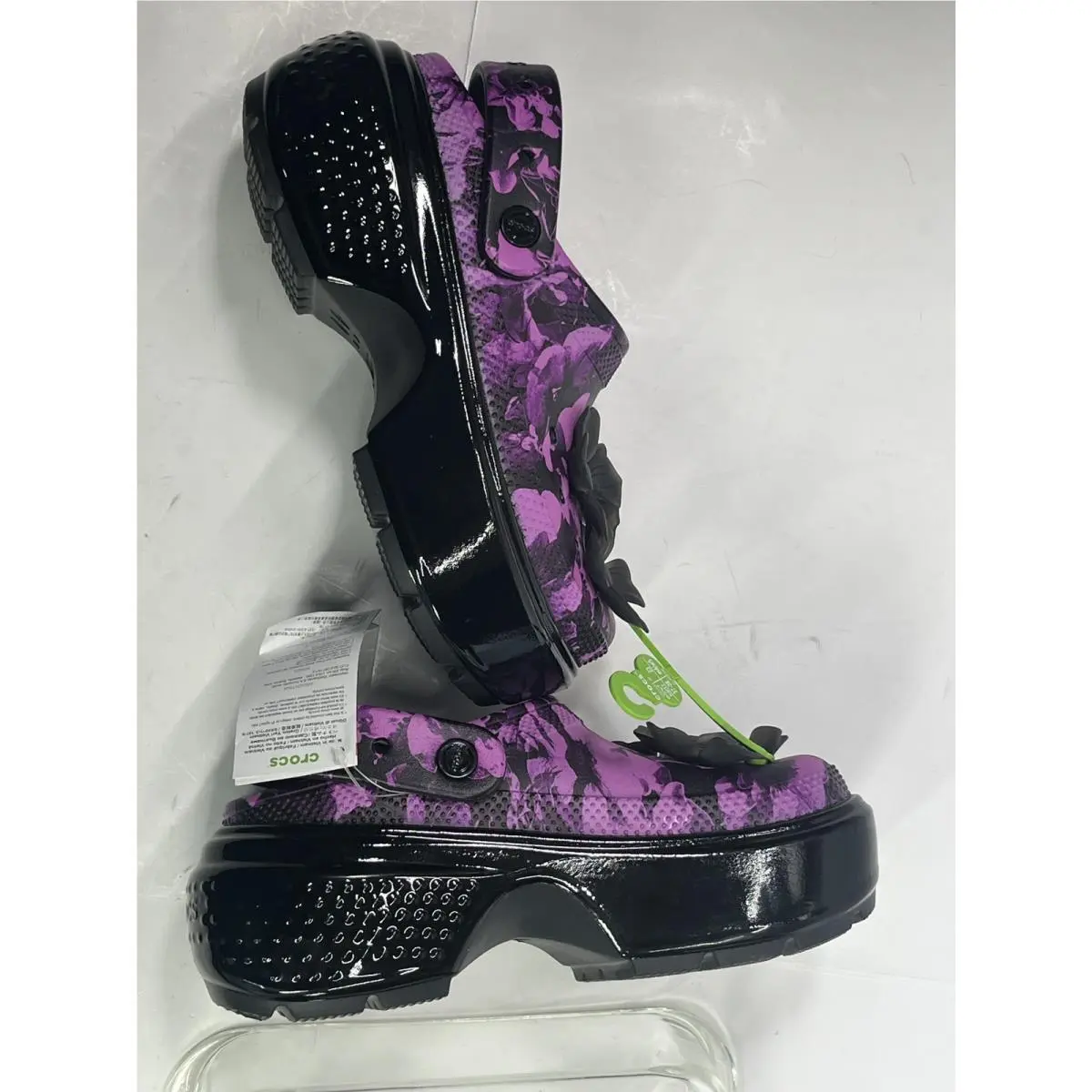 Crocs shoes - Stomp Hyper Floral - Stomp Hyper Floral - Black Purple 6