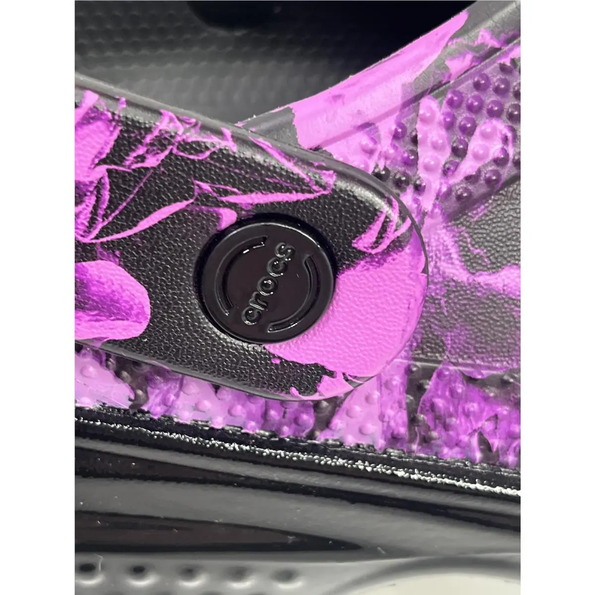 Crocs shoes - Stomp Hyper Floral - Stomp Hyper Floral - Black Purple 8