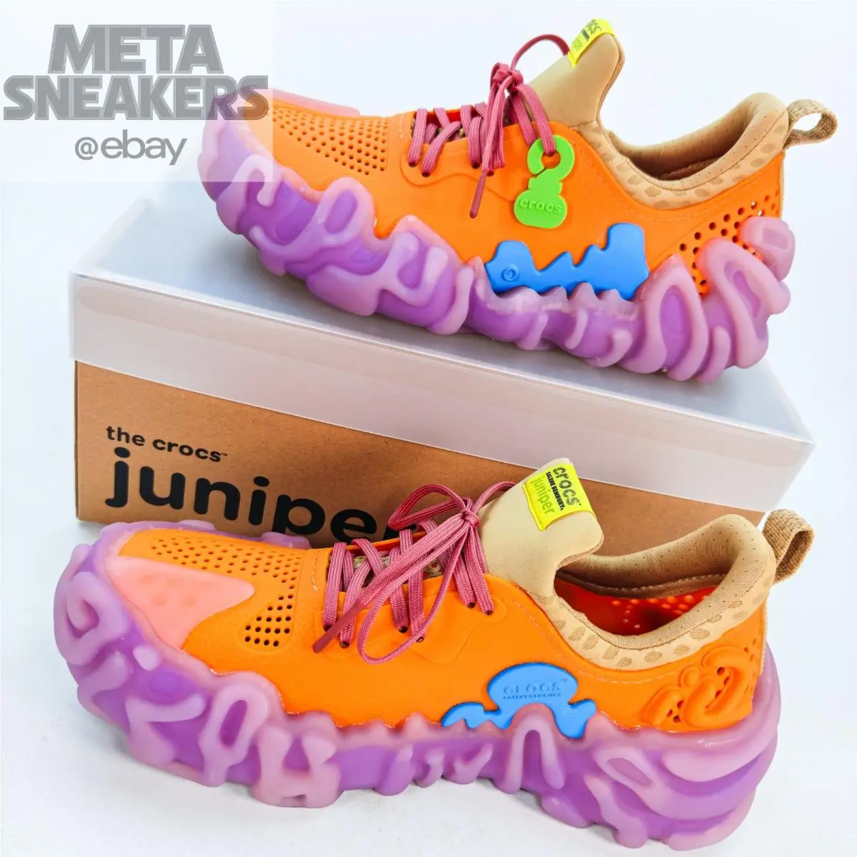 Crocs shoes - Crocs Pollex Juniper - Pollex Juniper - 208694 85J - Orange 7