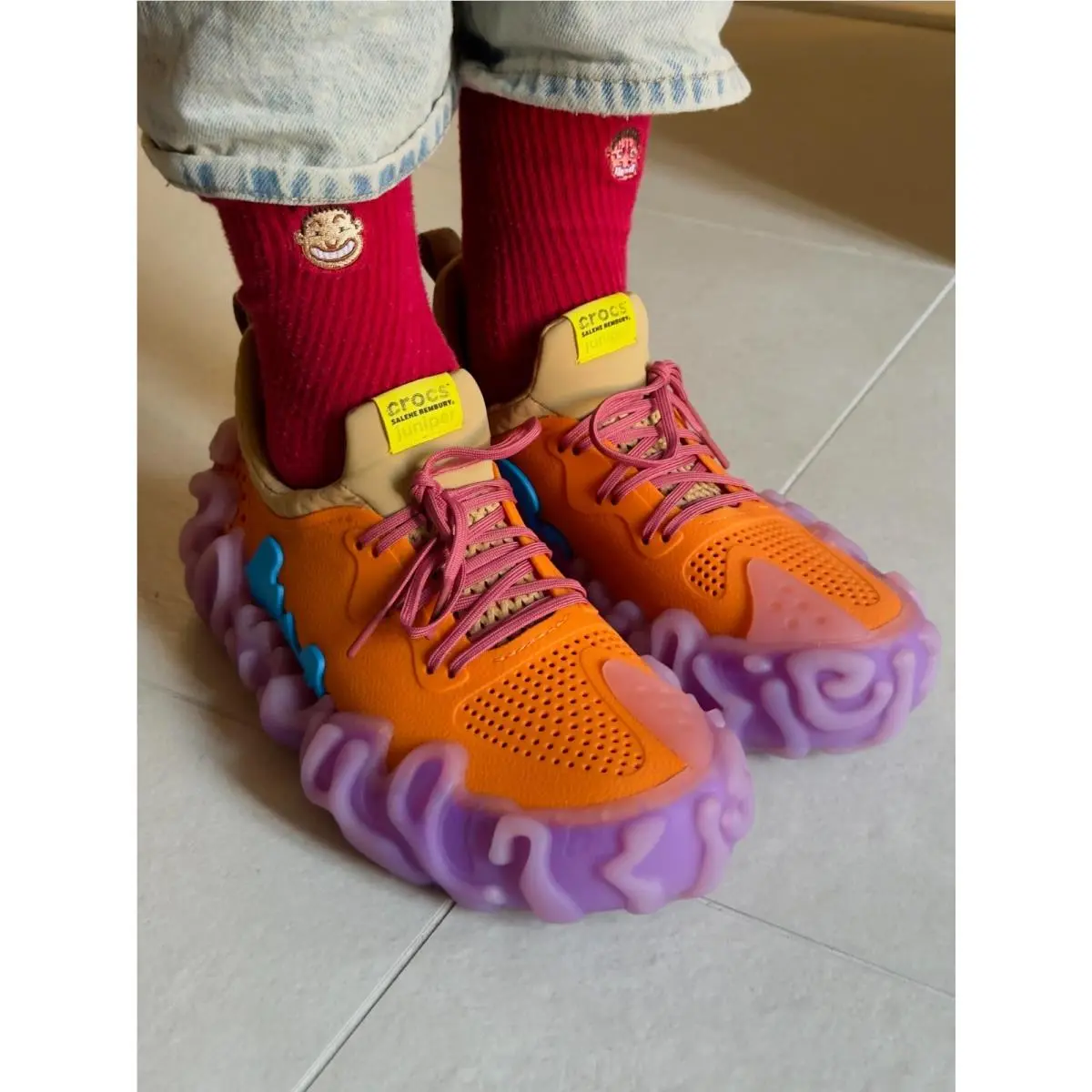 Crocs shoes - Crocs Pollex Juniper - Pollex Juniper - 208694 85J - Orange 16