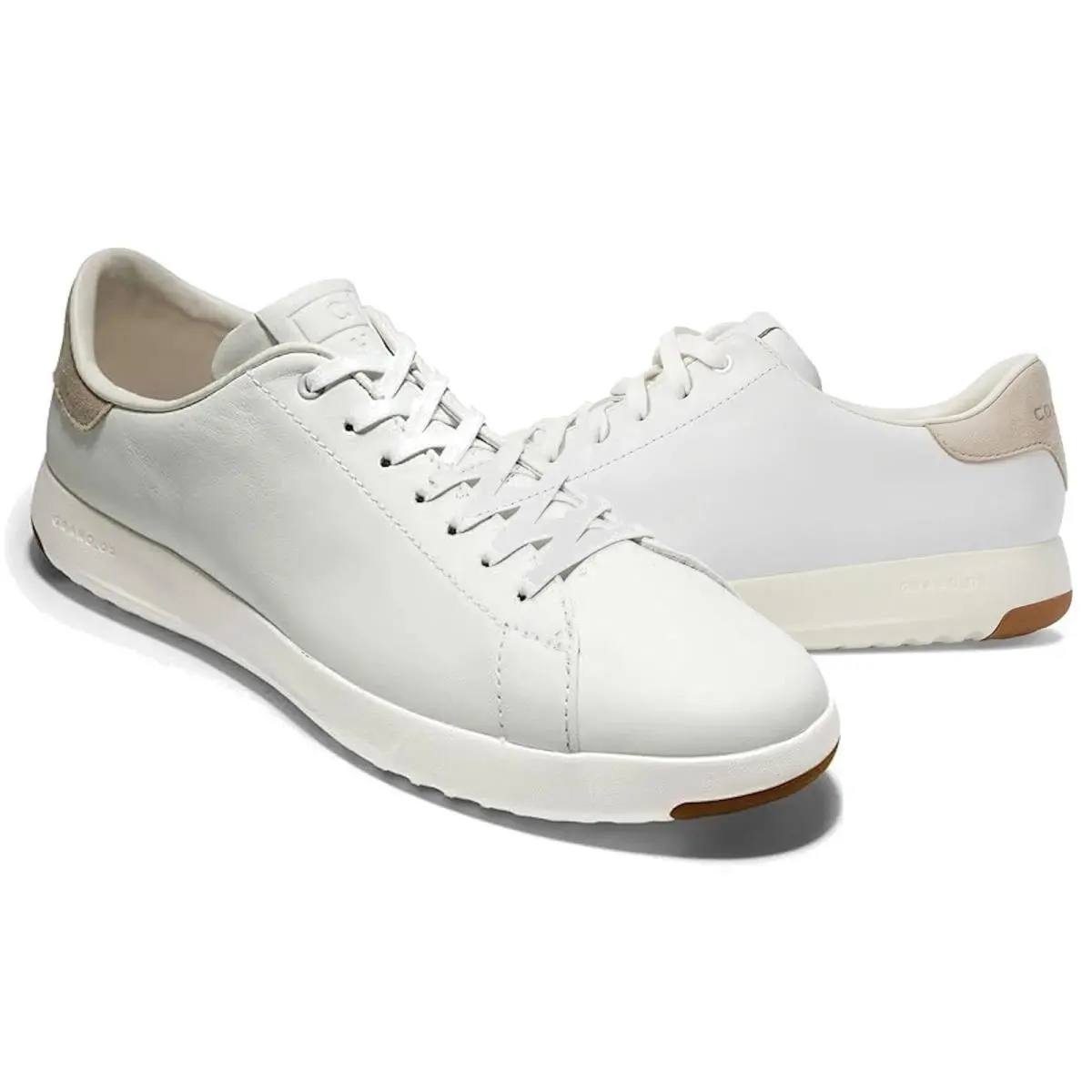 Crocs Cole Haan Grandpro Tennis White Leather Sneakers Men`s 9.5 M