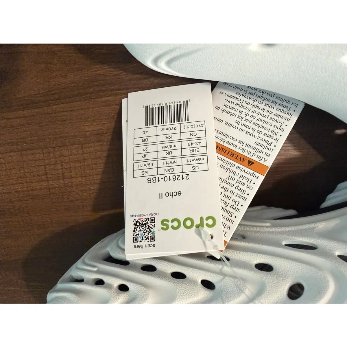 Crocs shoes - Crocs Echo II - Echo - 208160-1BB - White 2