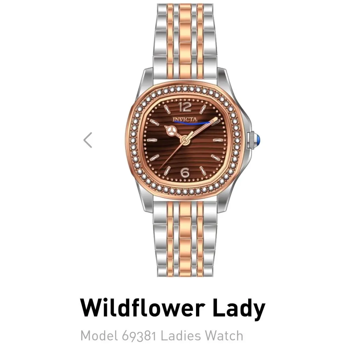 69381- Invicta Wildflower Ember Womens Watch- 31mm Rose Gold Steel