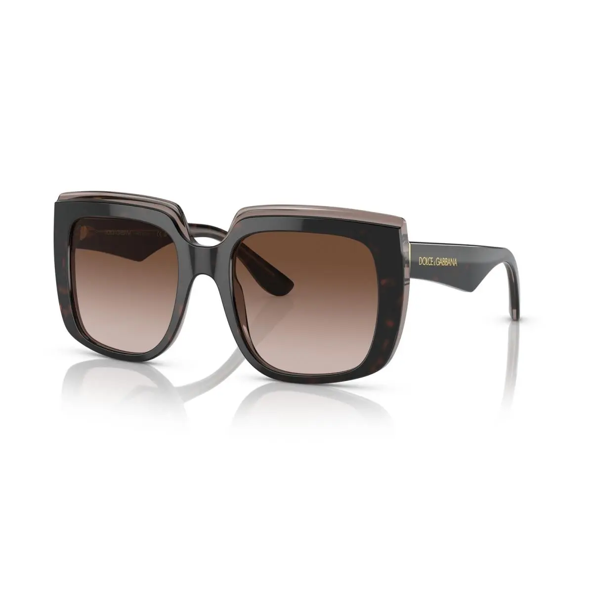 Dolce Gabbana 4414F Sunglasses 502/13 Havana by Dolce & Gabbana