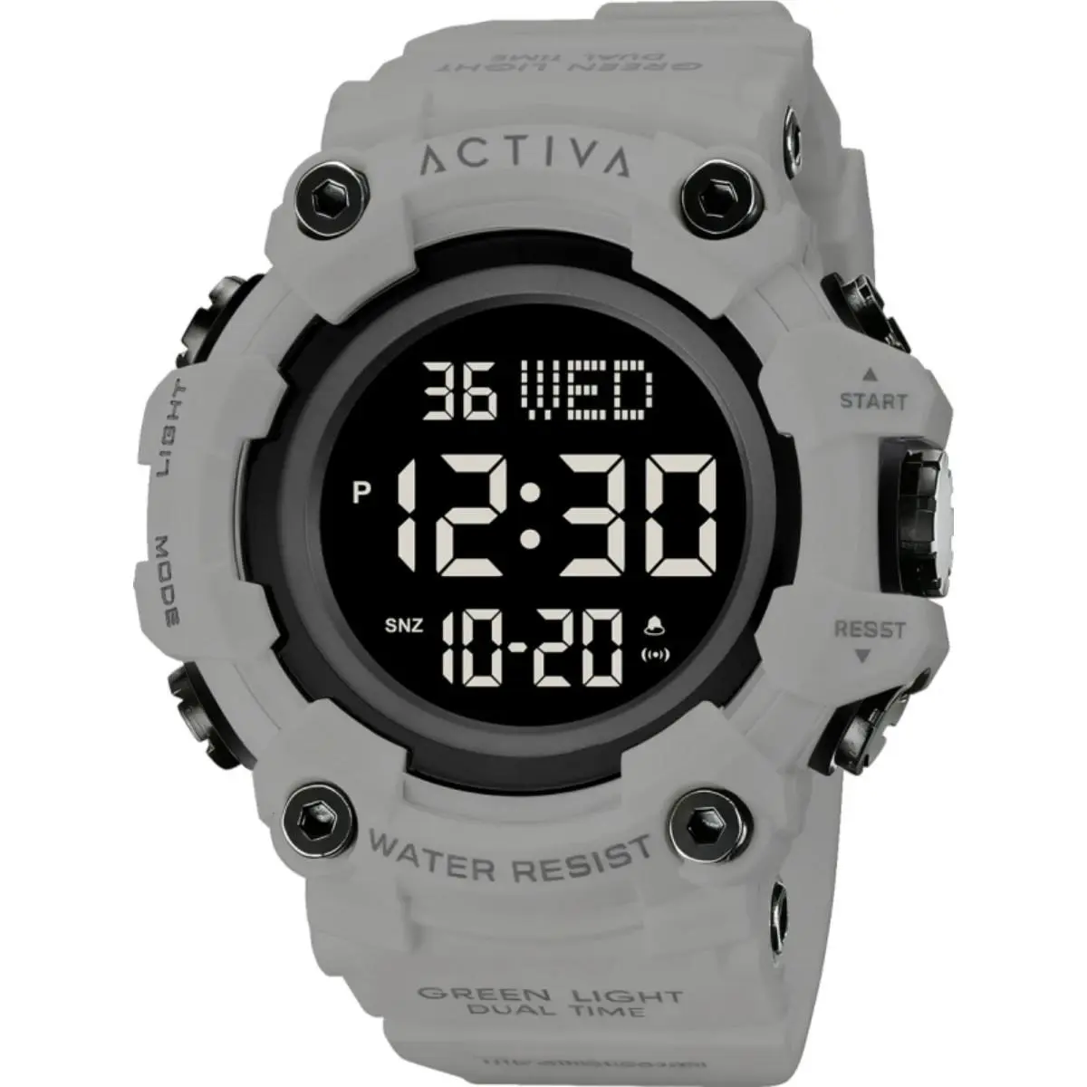 Activa Men`s Kadron X Invicta Digital Watch 53mm Grey ACW1968-008