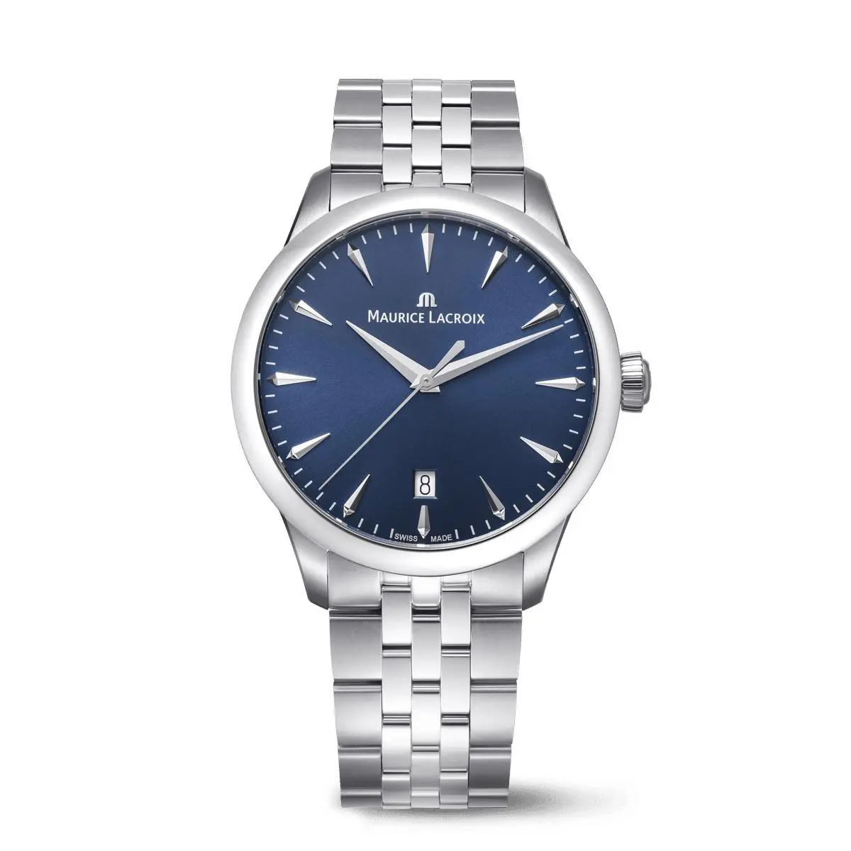 Maurice Lacroix 1975 Quartz 39mm Blue Dial Watch 751007-SS002-430-1