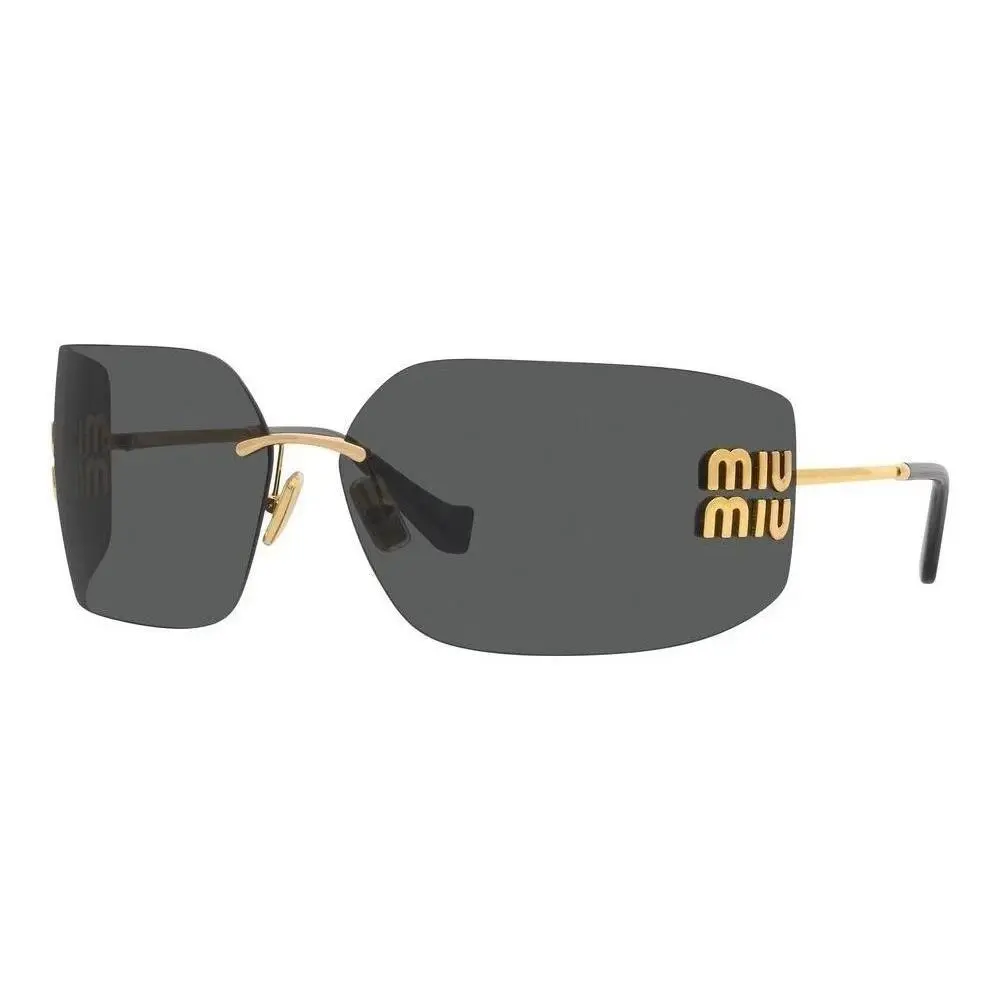 Miu Miu Smu 54YS Gold/dark Grey 5AK0/6I Sunglasses