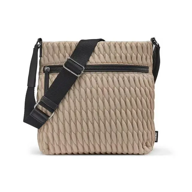 Dkny Quilted Nylon Messenger Crossbody Bag - Khaki 990453260 W/tags