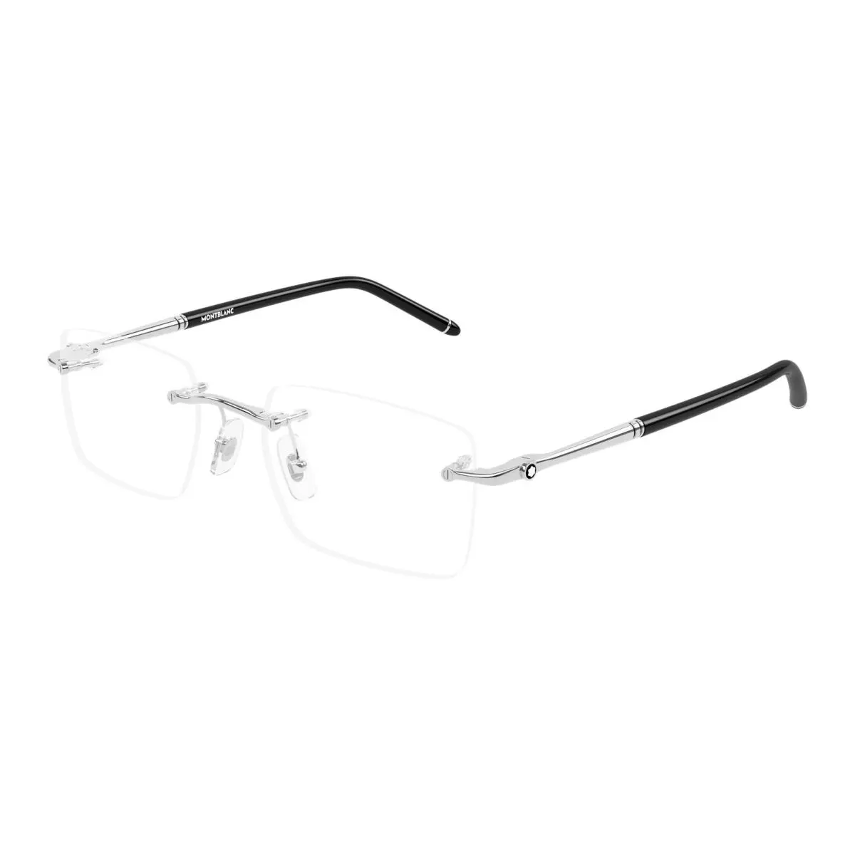 Montblanc MB0444O Eyeglasses Eye Glasses 002 Silver 54mm Men