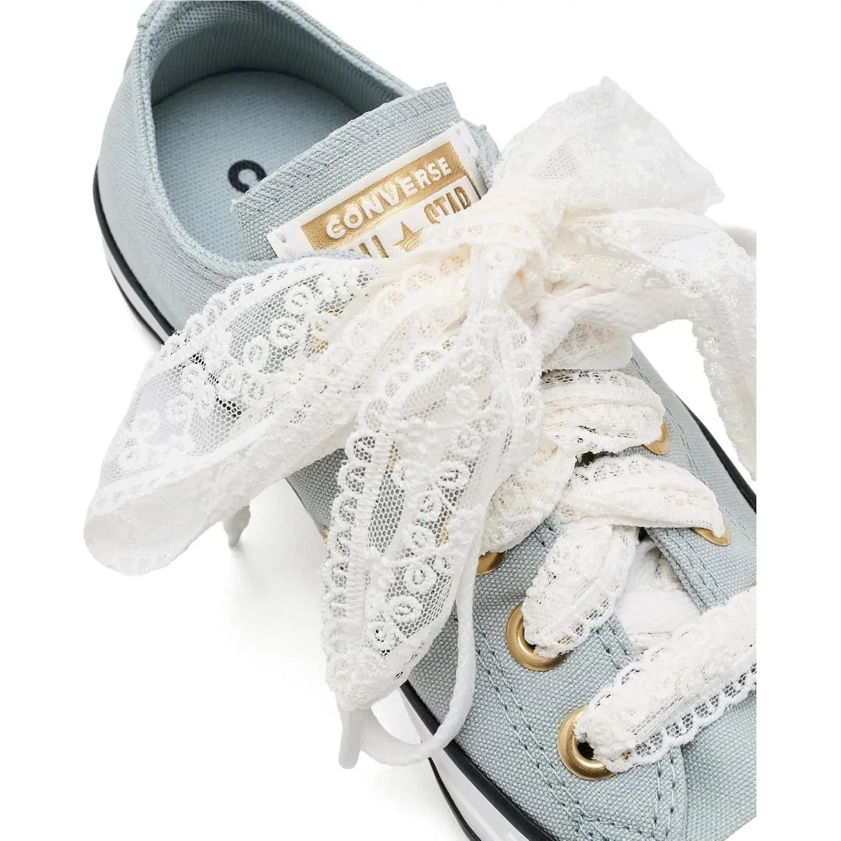 Converse shoes - Pavemint/Metallic Light Gold 4