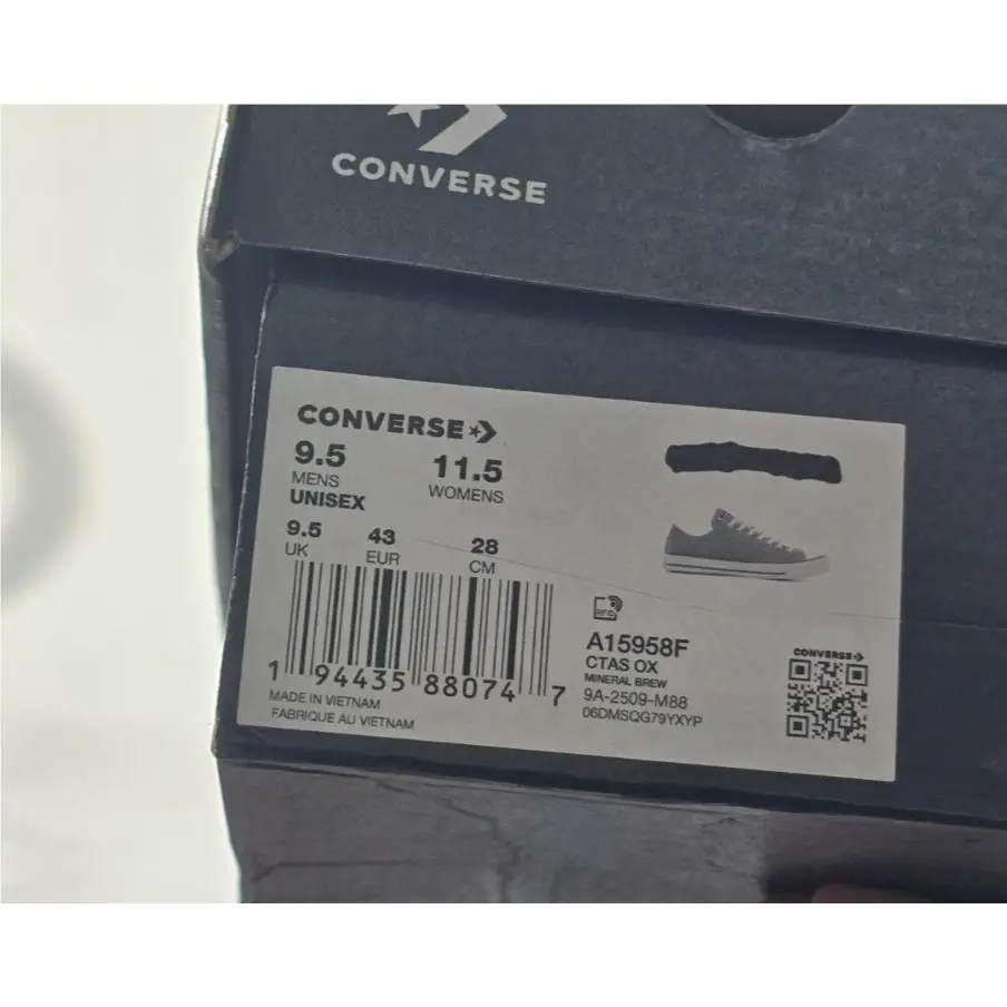 Converse shoes - Mineral Brew 9