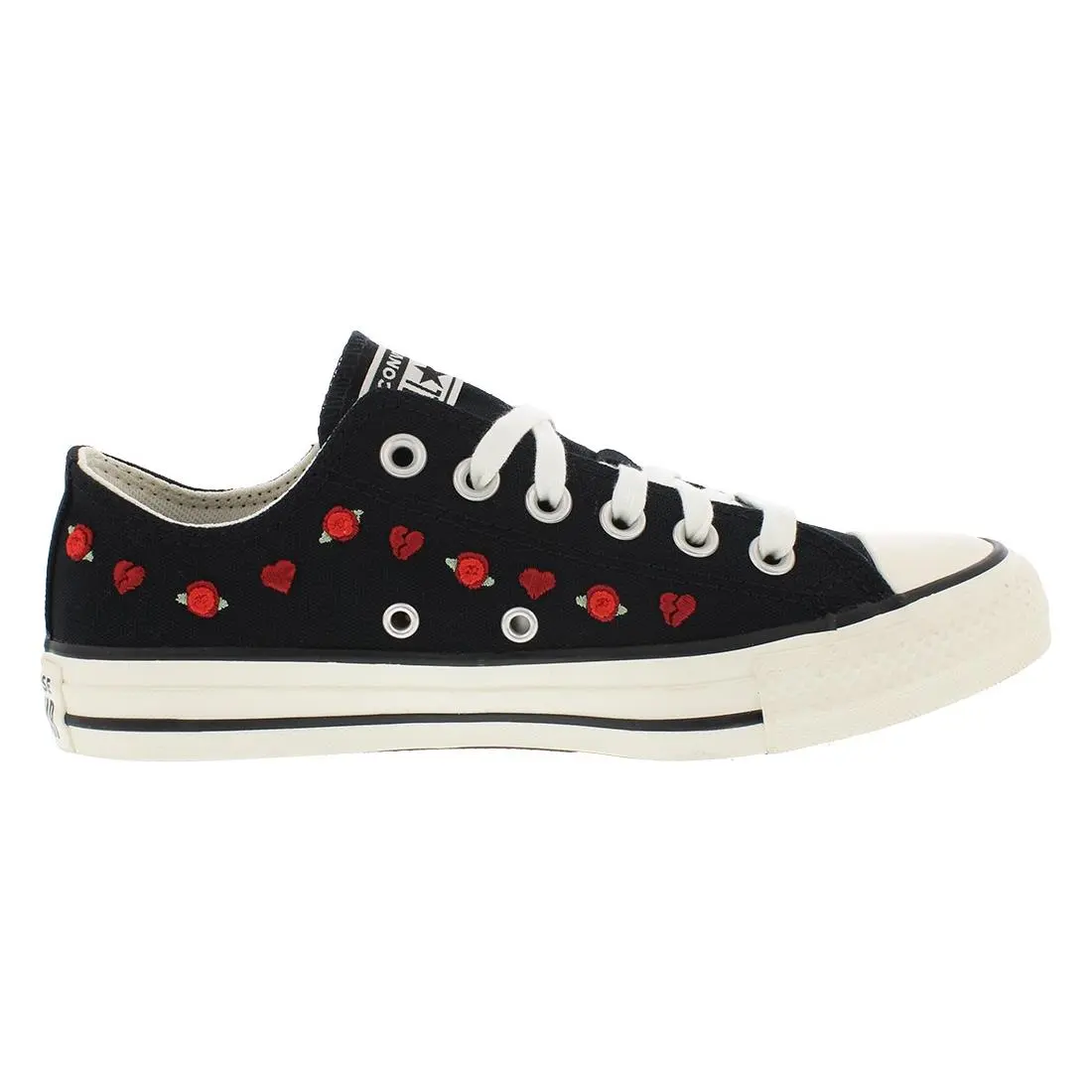 Converse shoes - Black/Red/Egret, Main: Black 1