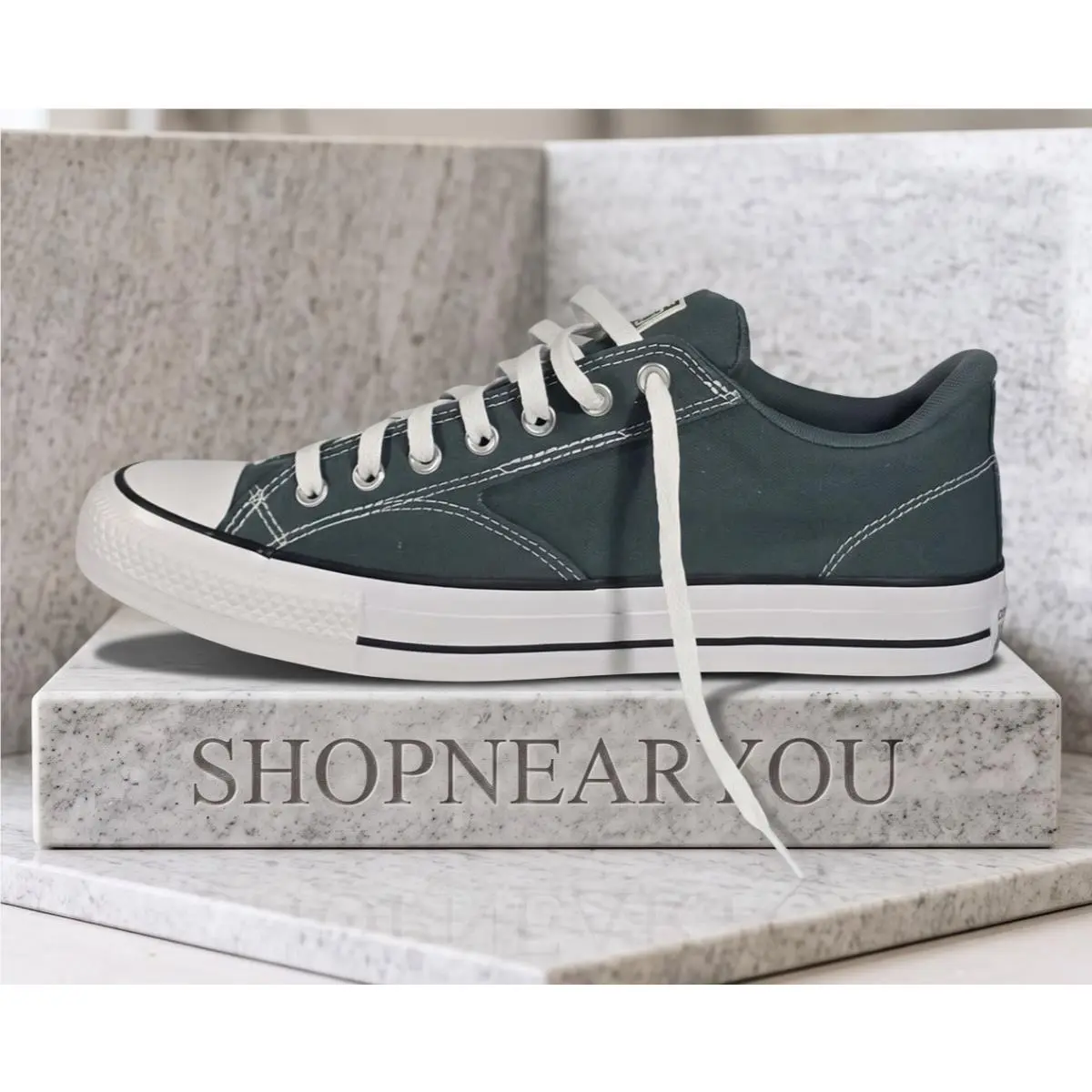 Converse Chuck Taylor Malden Street Low Top Wide Width Men`s Shoes Green