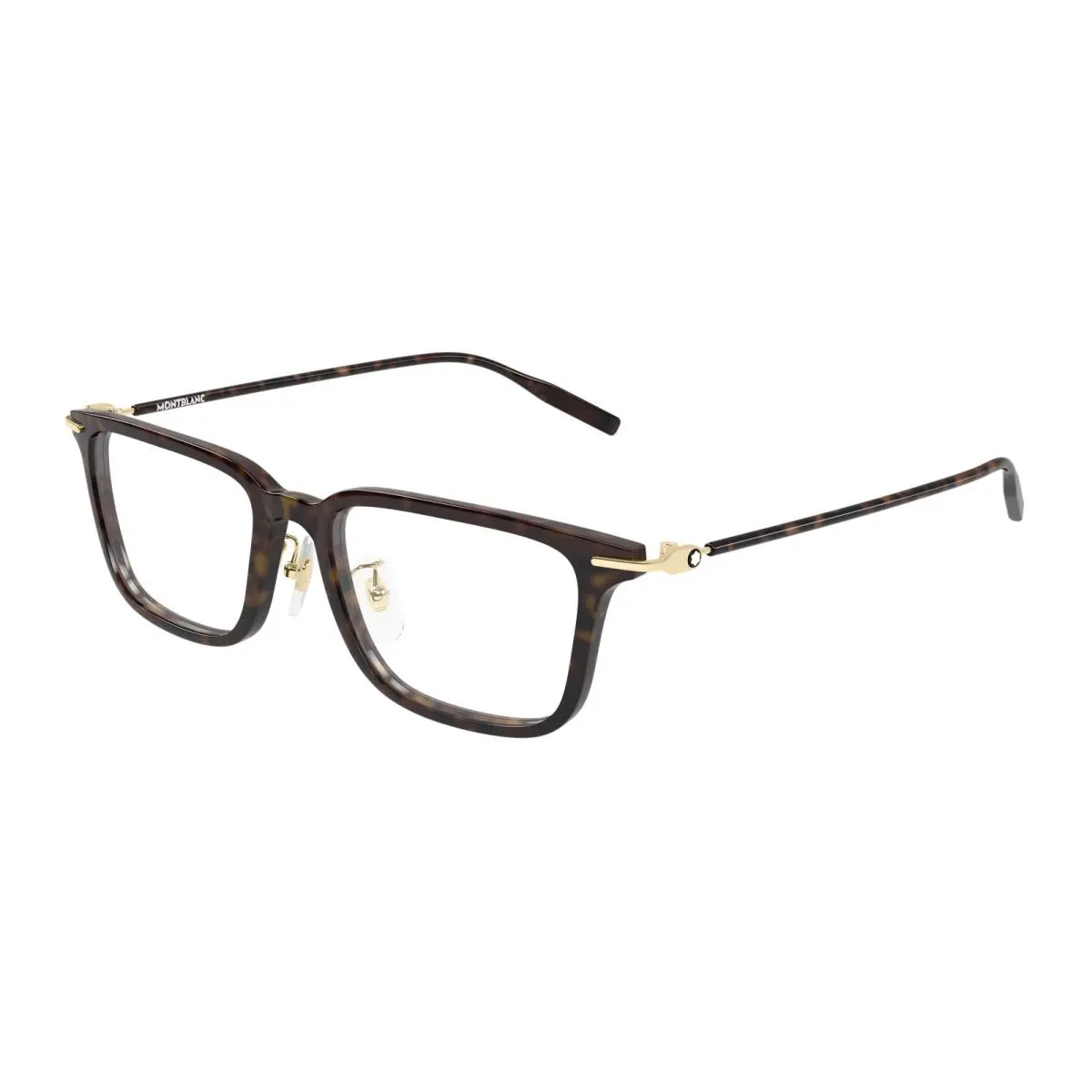 Montblanc MB0489OA Eyeglasses Eye Glasses 002 Havana 54mm Men