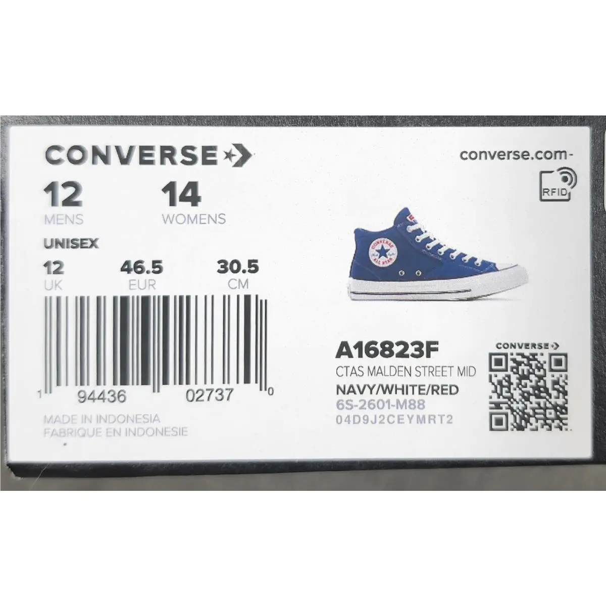 Converse shoes - CTAS Malden Street Mid - CTAS Malden Street Mid - A16823F - Blue 10