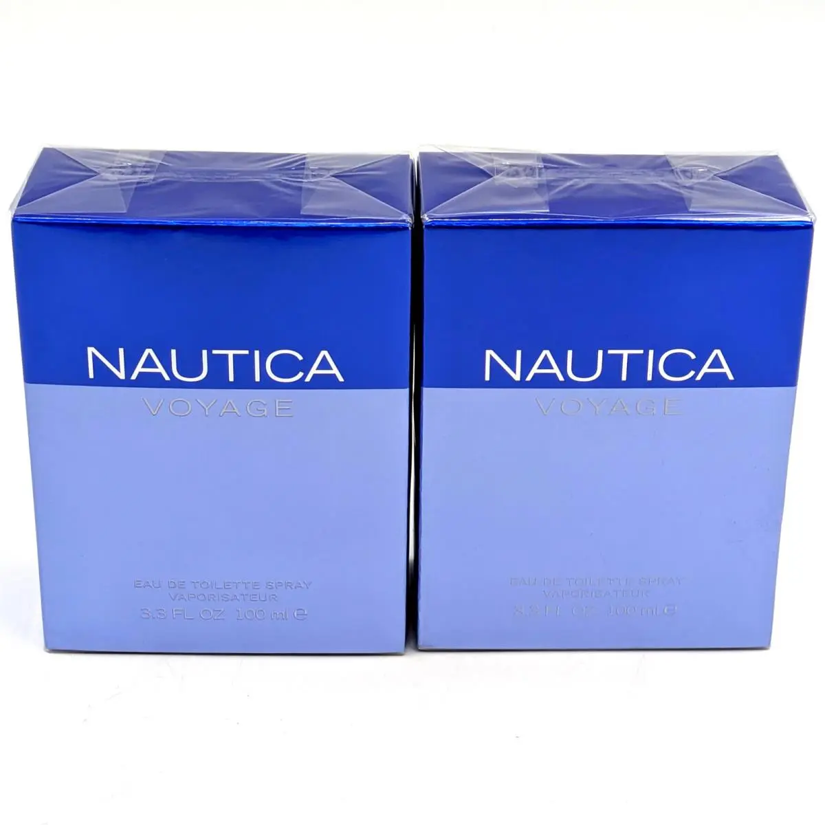 Nautica Voyage Men`s Fragrance 3.3fl oz Eau de Toilette Spray Lot of 2