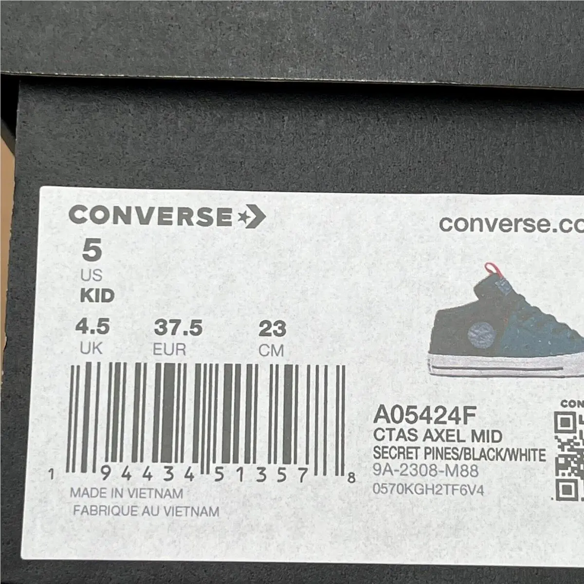 Converse shoes - Converse Chuck Taylor All Star Mid - Black/Olive (UPC: 194434513578) 9