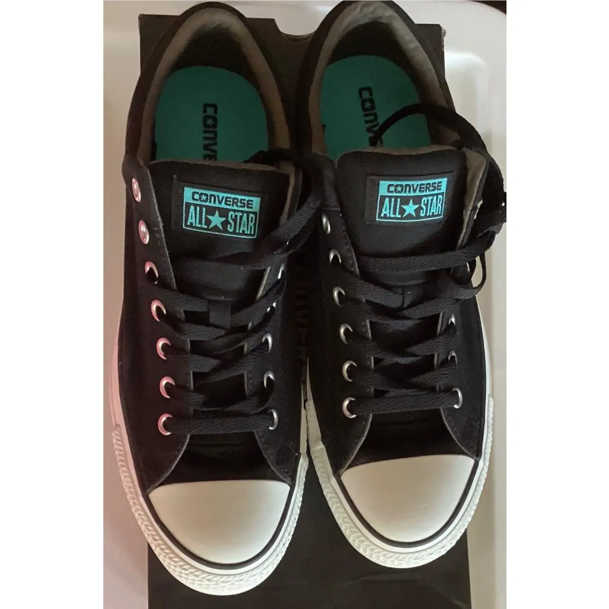 Converse All Star High Street Low-top Sneaker Black Unisex Men Sz 10 Chucks