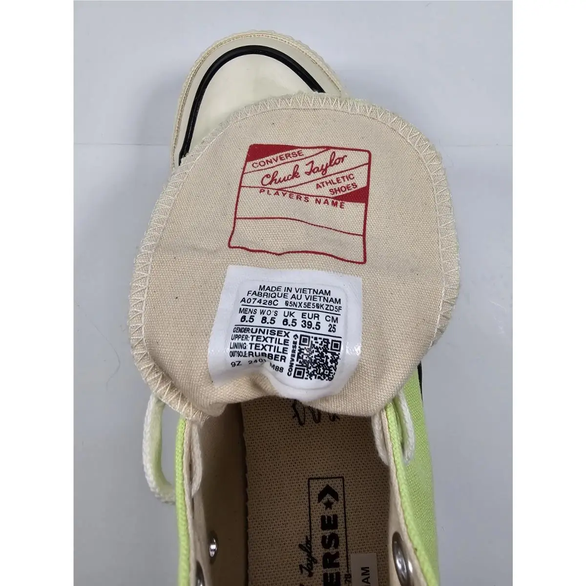 Converse shoes - Converse Chuck Taylor All Star - citron - Light Green (UPC: 194434855678) 1
