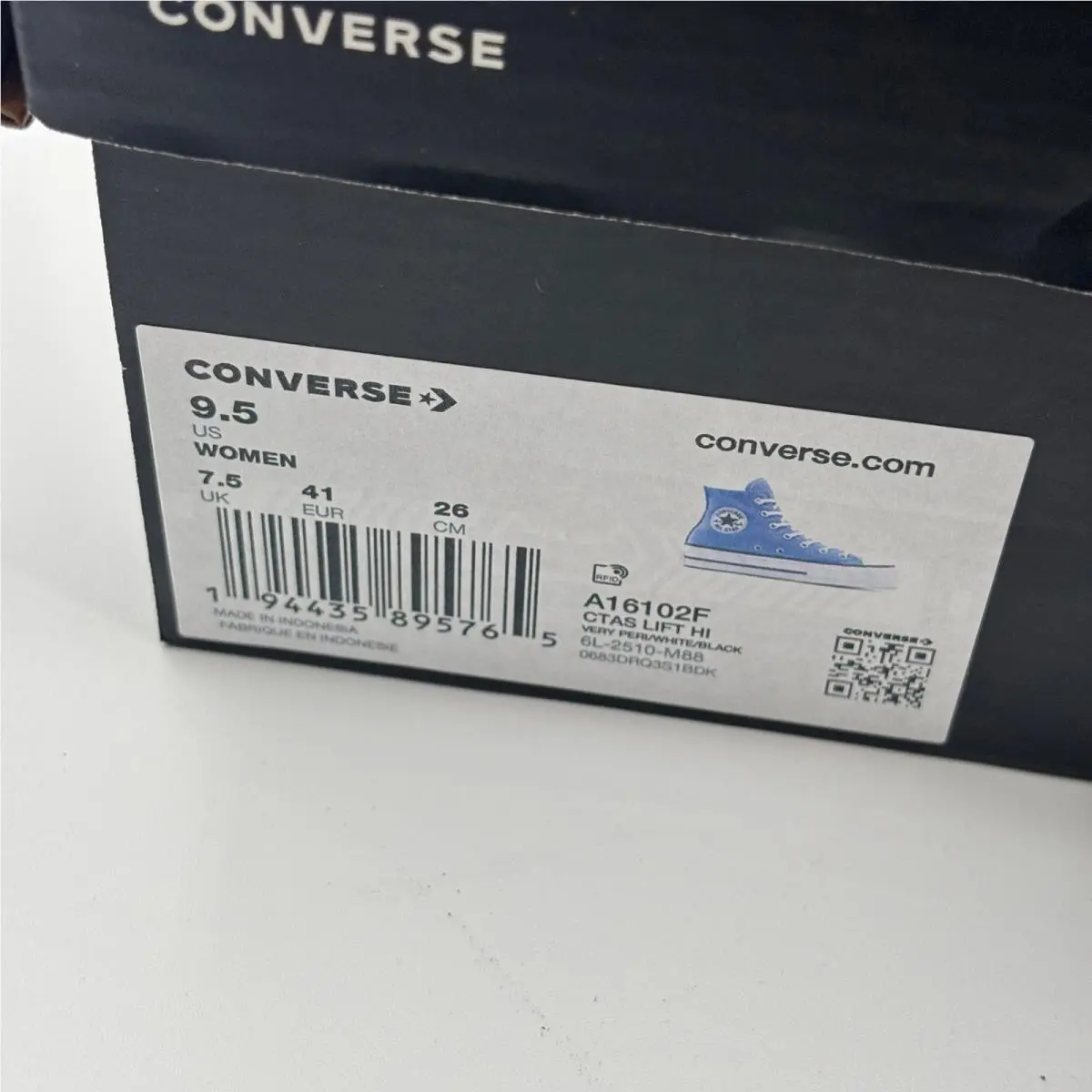 Converse shoes - Converse Chuck Taylor All Star Lift Hi - Blue 0