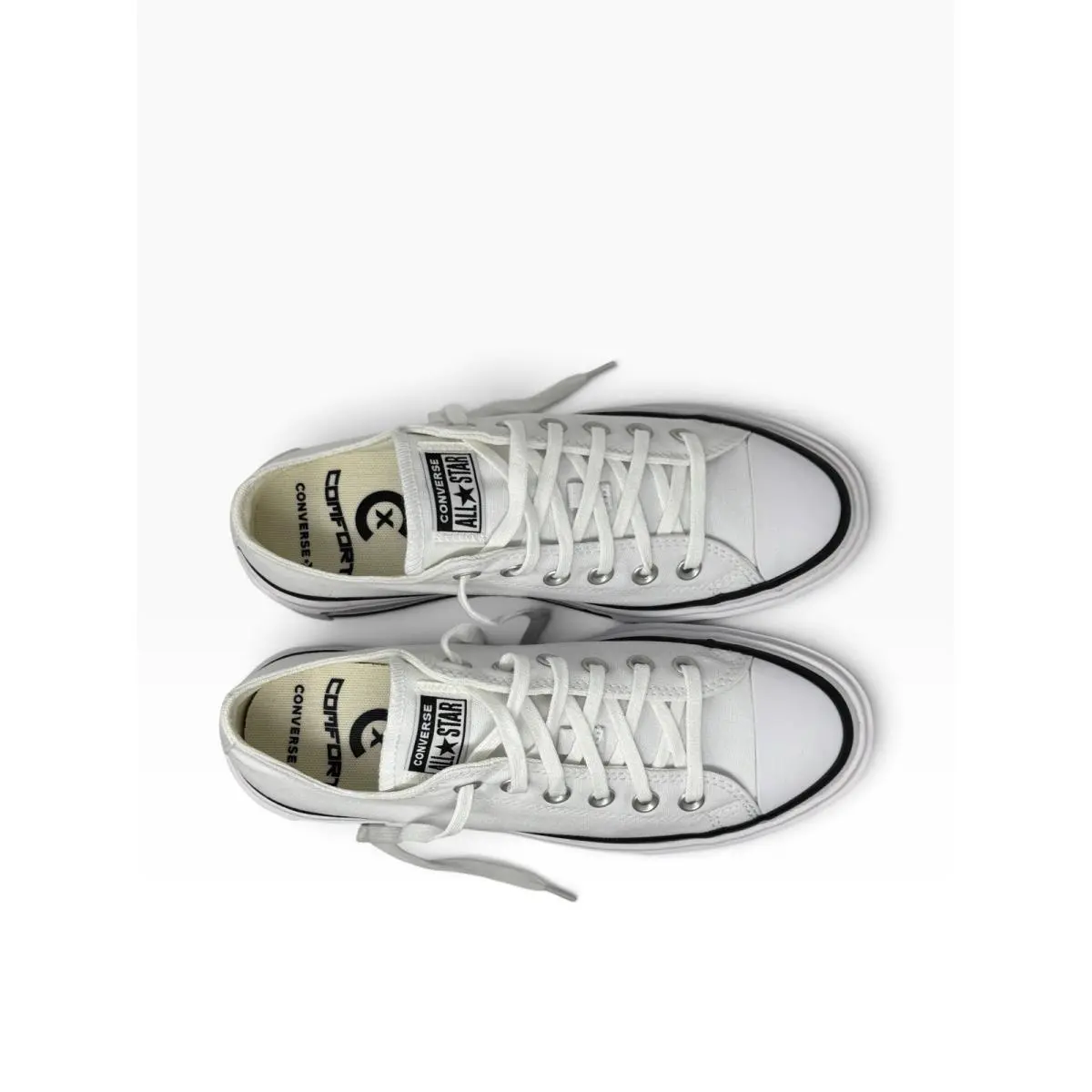 Converse shoes - Converse All Star - All Star - Platform - White/Black/White 8