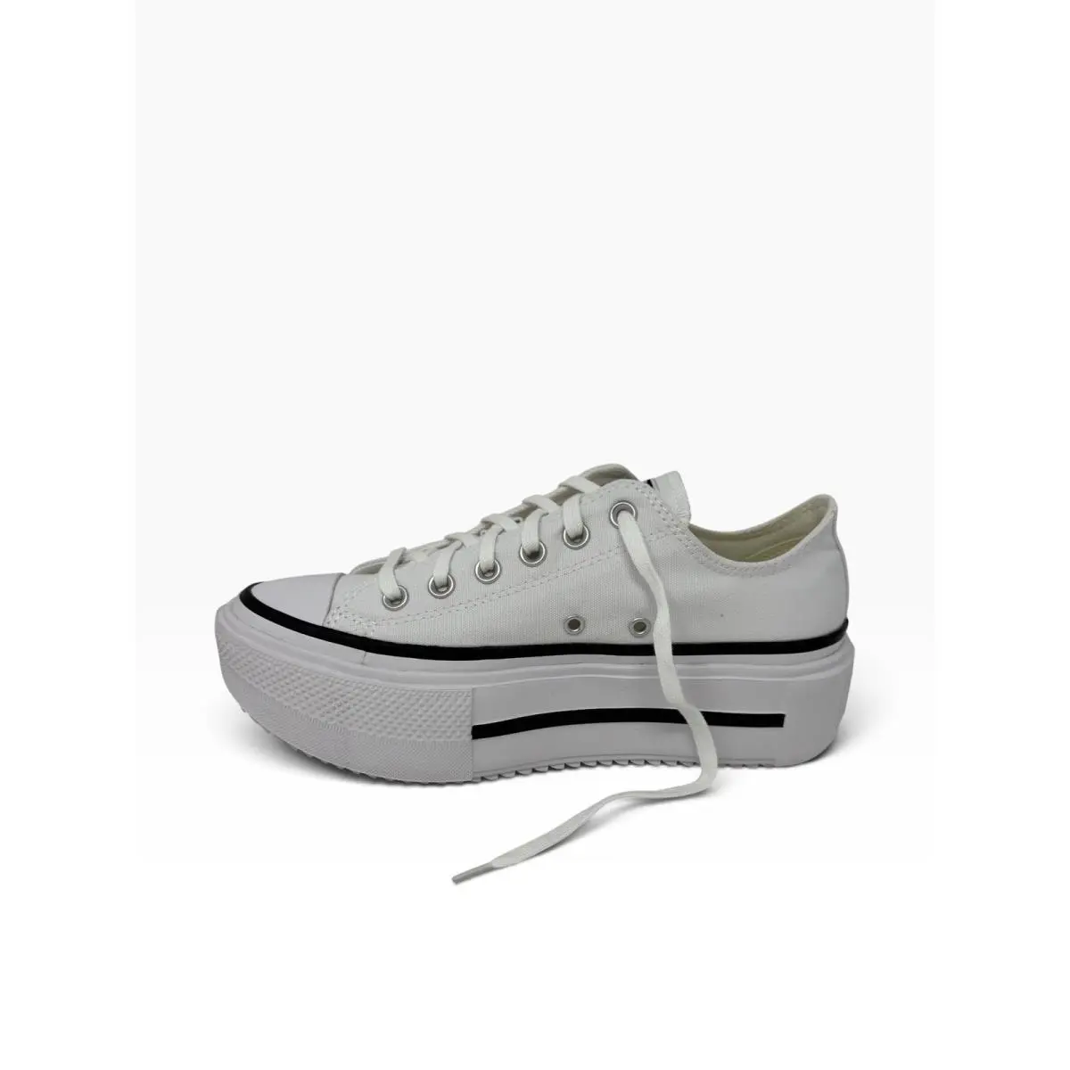 Converse shoes - Converse All Star - All Star - Platform - White/Black/White 2