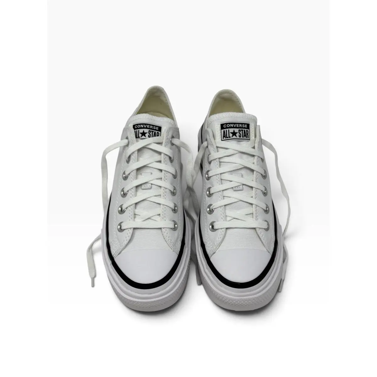 Converse shoes - Converse All Star - All Star - Platform - White/Black/White 6