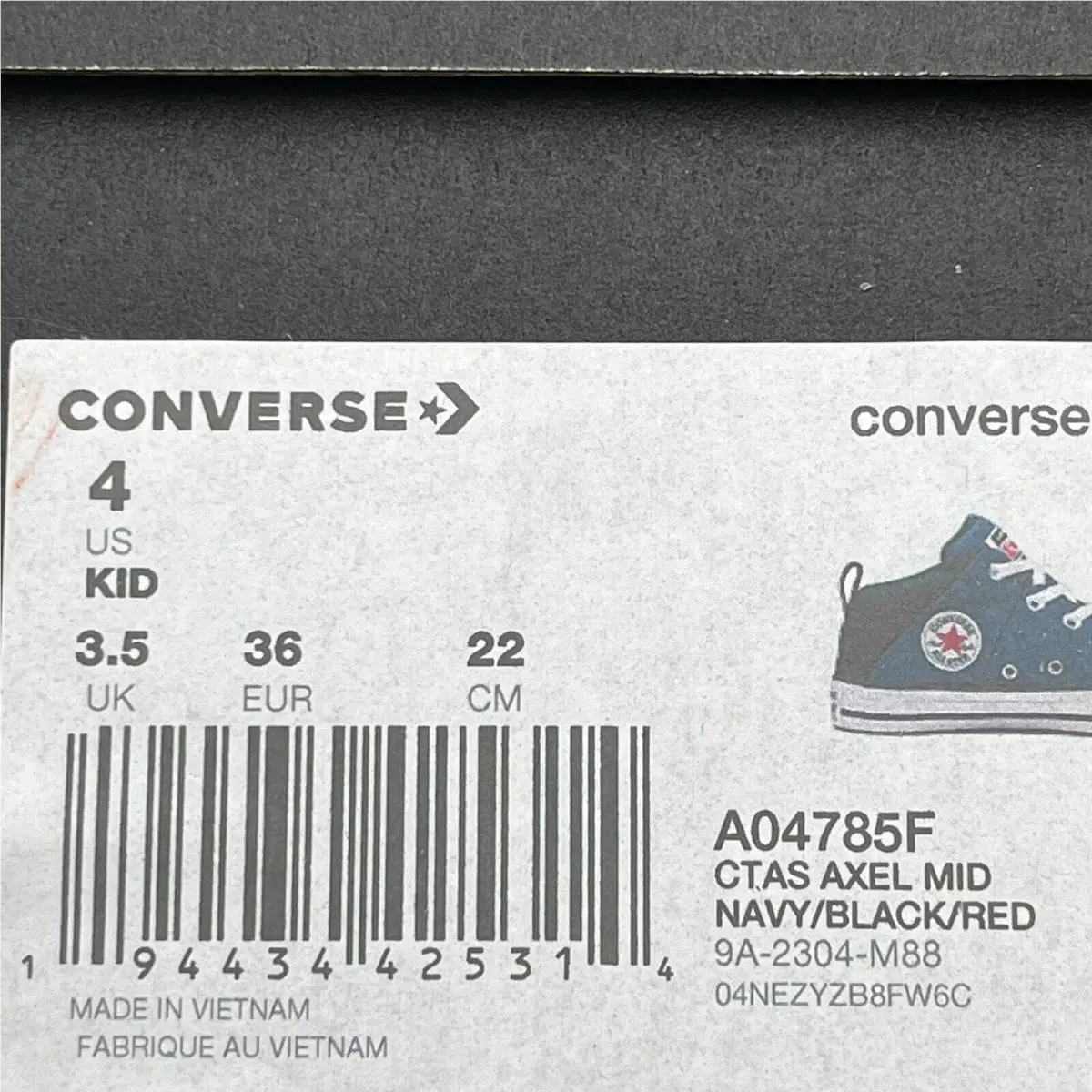 Converse shoes - Converse Chuck Taylor All Star Mid - Navy (UPC: 194434425314) 9