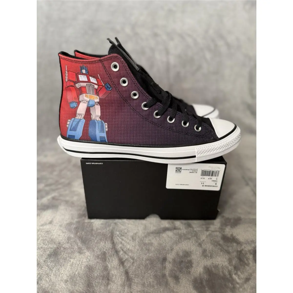Converse All-star Chuck Taylor High Top Transformers Optimus Prime Mens Sz 9