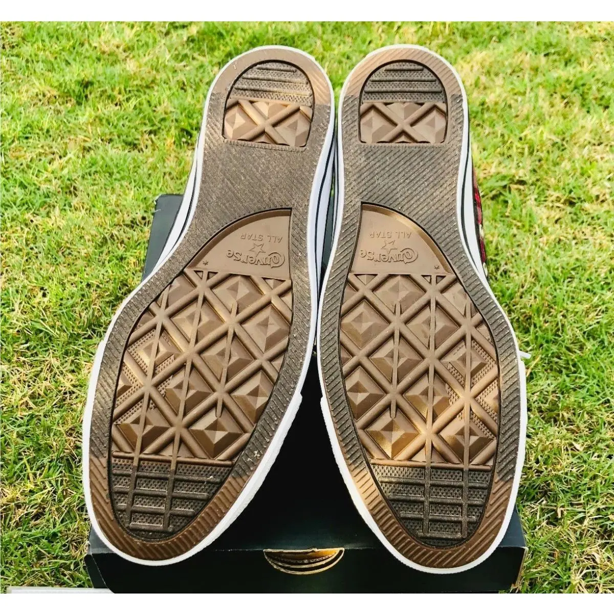 Converse shoes - Converse Chuck Taylor All Star - 167415F - Brown Grey White Plaid 3