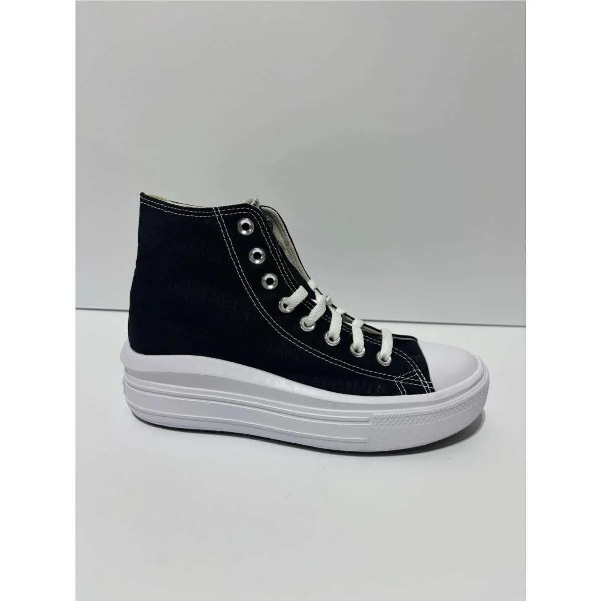 Converse Women’s Chuck Taylor All Star Move Hi Top Sneakers Black Size 8.5 M