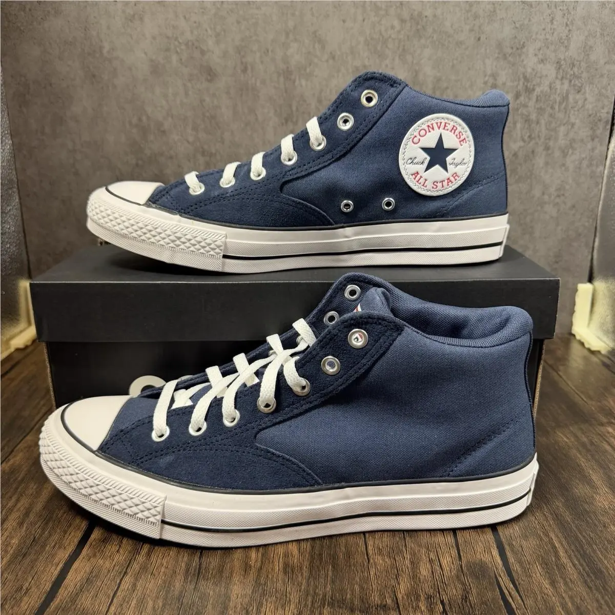 Converse Chuck Taylor All Star Malden Street Mid Navy White A16823F Mens 11