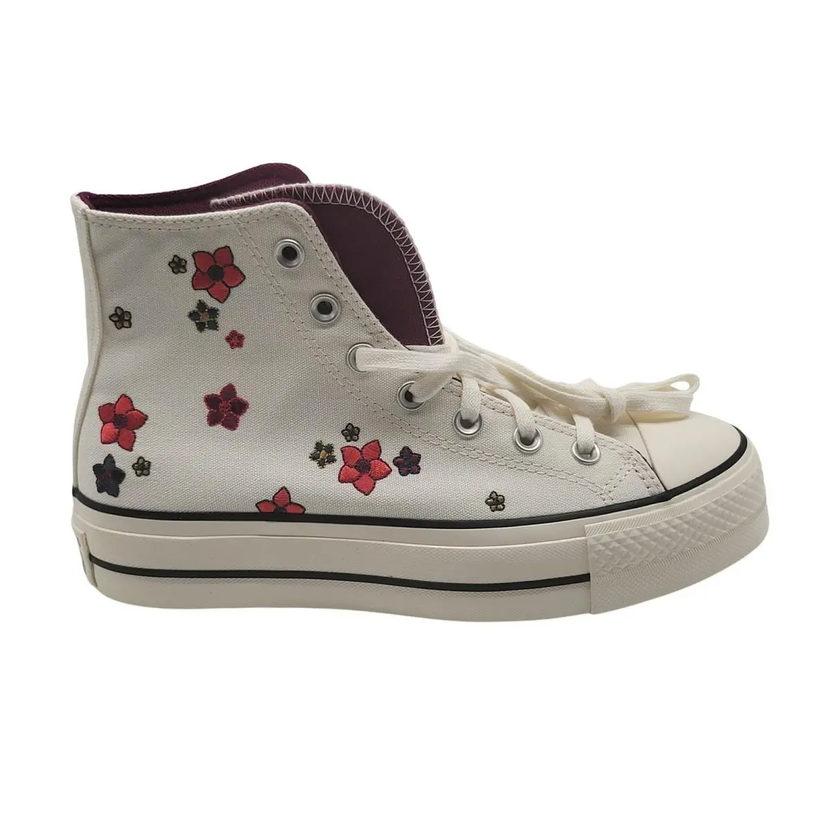 Converse Ctas Lift Hi Platform Floral High Top Womens 6.5 A15463C