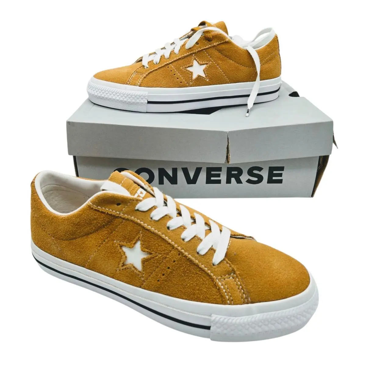 Converse shoes - Converse One Star Pro Ox - Yellow (UPC: 194433252744) 1