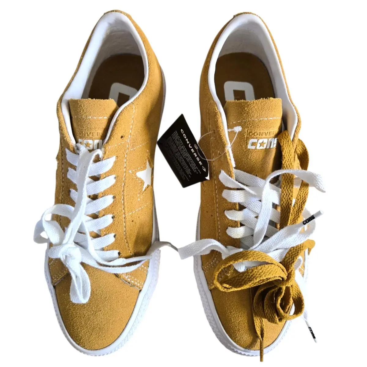Converse shoes - Converse One Star Pro Ox - Yellow (UPC: 194433252744) 3