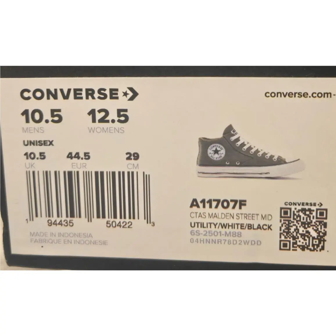 Converse shoes - Converse CTAS Street Mid - CTAS Street Mid - A11707F - Utility/White/Black (UPC: 194435504223) 6