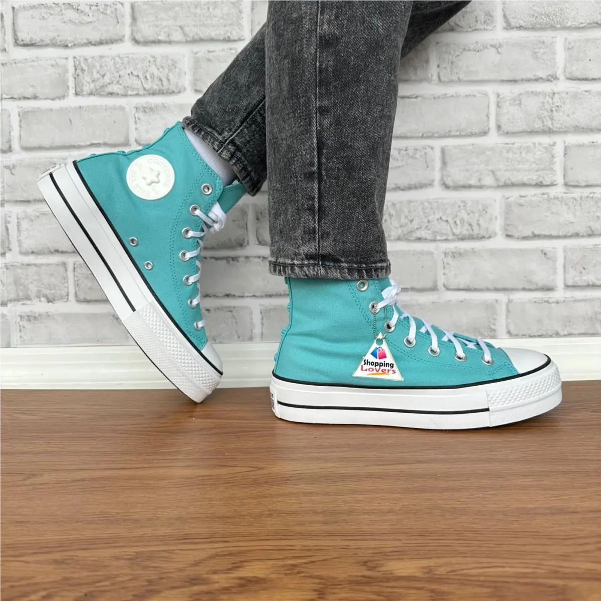 Converse shoes - Chuck Taylor - Chuck Taylor - A06492C - Teal (UPC: 194434655551) 2