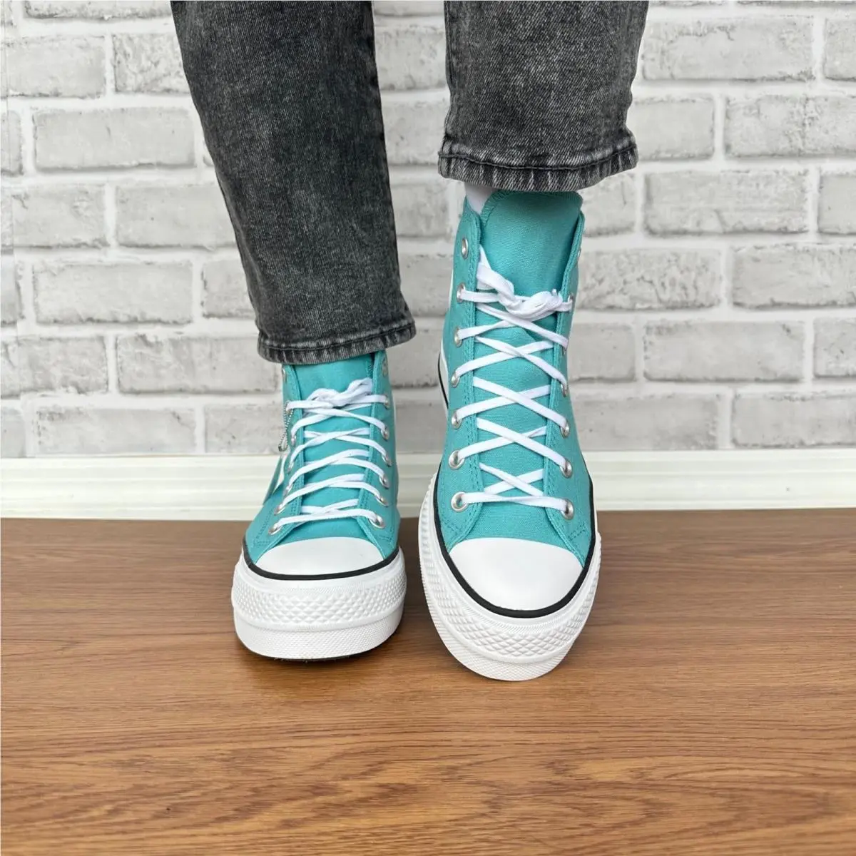 Converse shoes - Chuck Taylor - Chuck Taylor - A06492C - Teal (UPC: 194434655551) 3