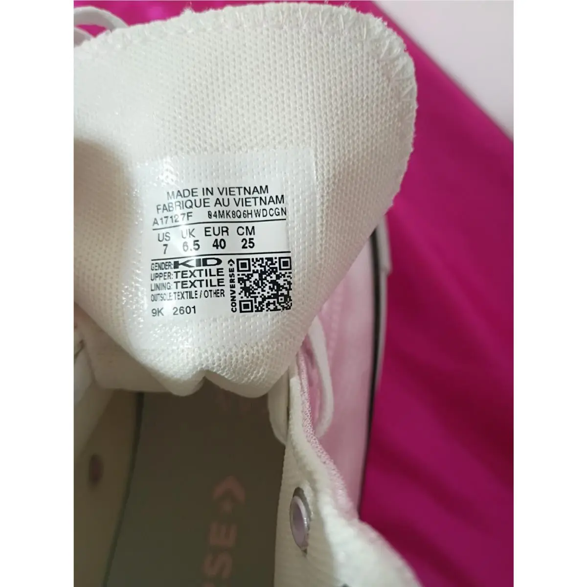 Converse shoes - Converse Chuck Taylor All Star Lift - A17127F - Pink (UPC: 0194436078693) 3