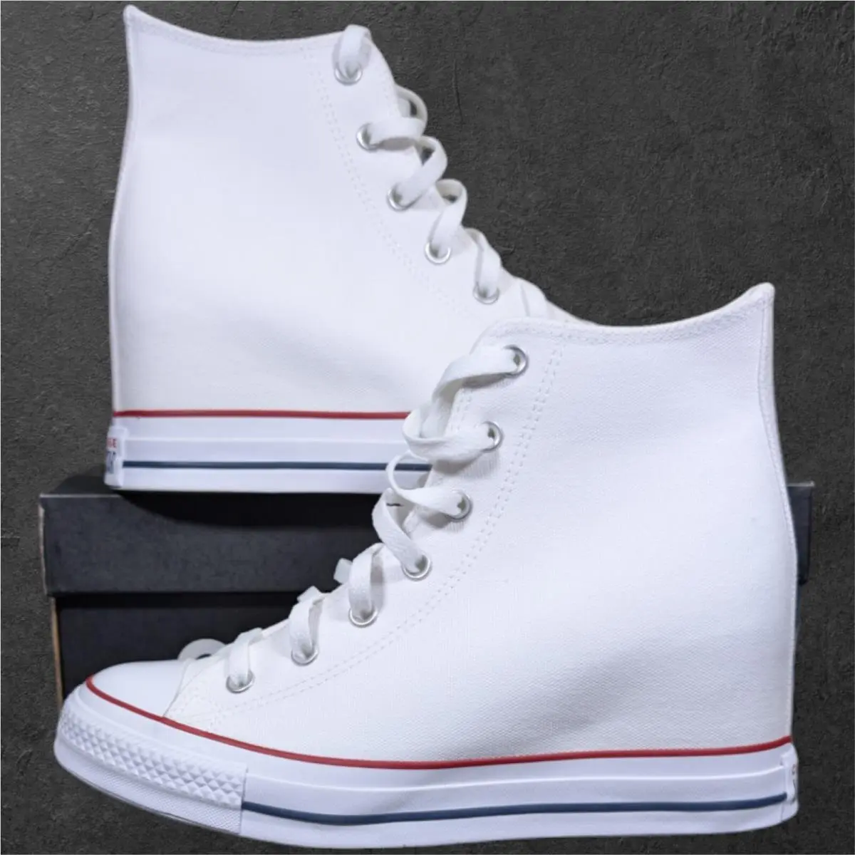 Converse shoes - Converse CTAS Wedge Hi - CTAS Wedge - White 0