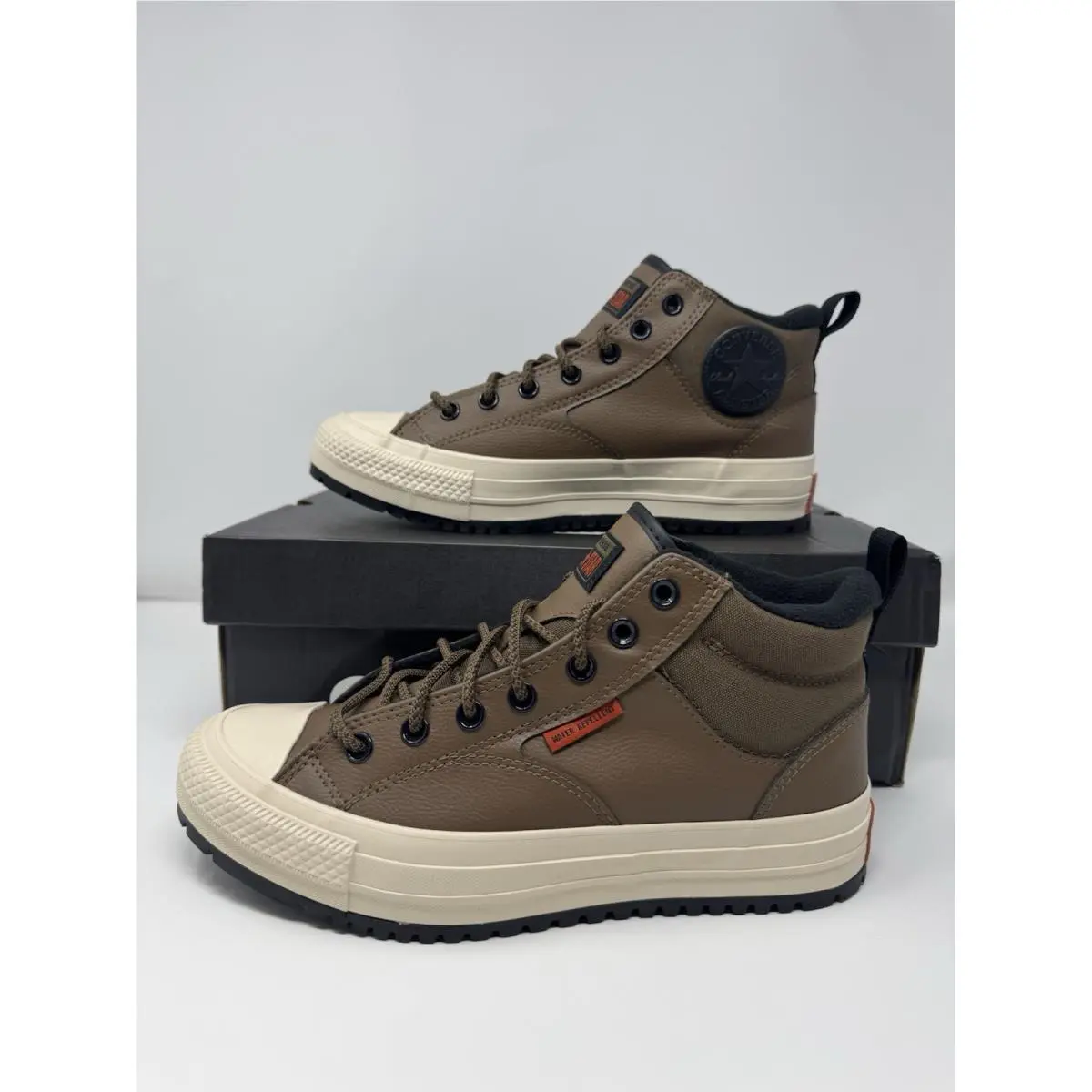 Converse Ctas Malden Street Boot Mid Shoes Brown Water Repellent A13225C Size 13