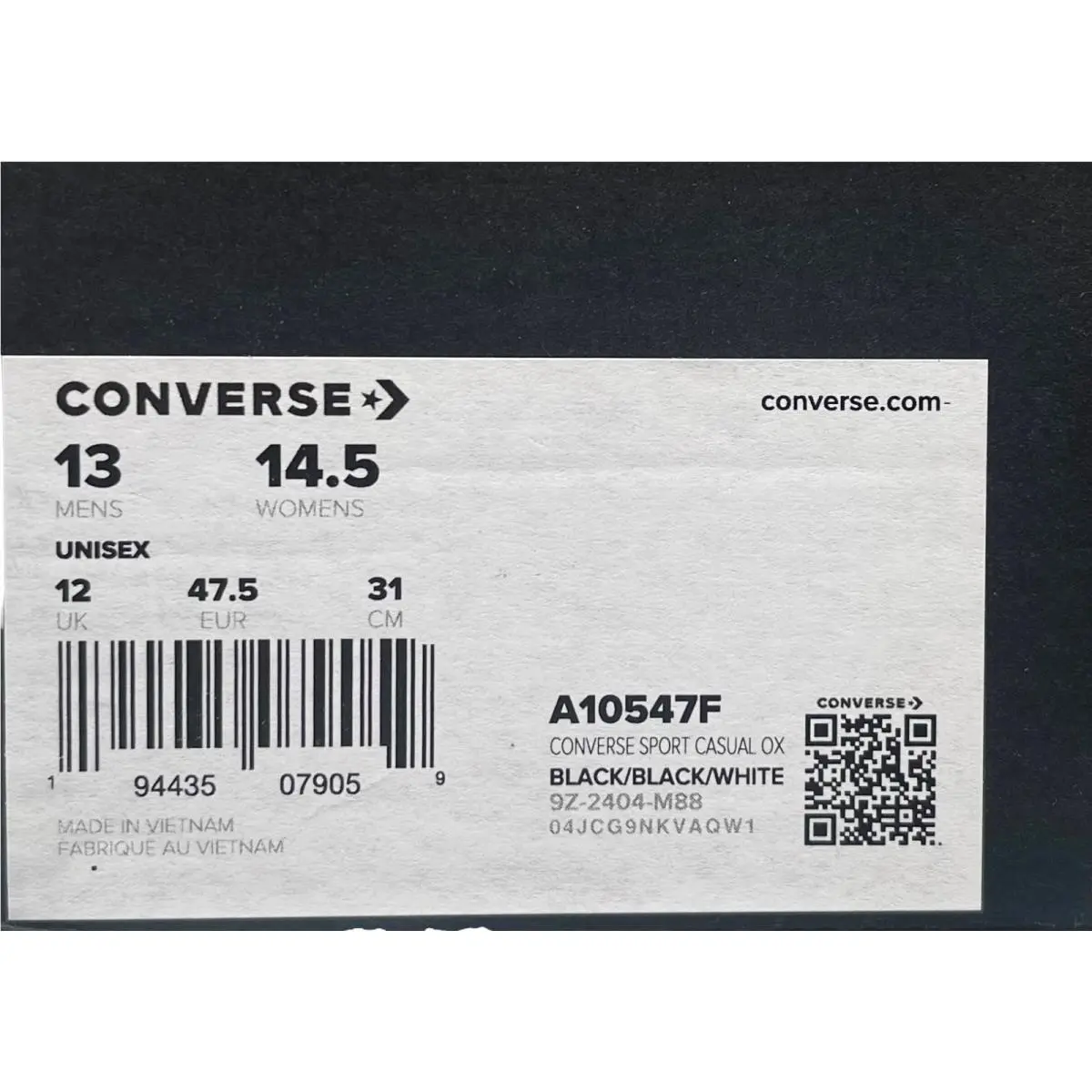 Converse shoes - Converse Chuck Taylor All Star - Black (UPC: 194435079059) 9