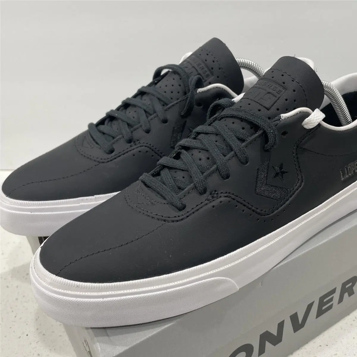 Converse Louie Lopez Pro Low Black Leather 170499C Sz 11 Men`s