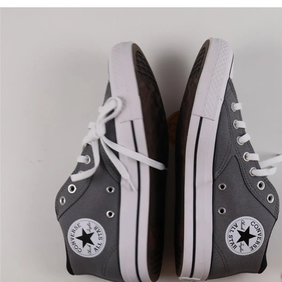 Converse Sneakers Chuck Taylor Malden Street Mid Gray Canvas 8.5