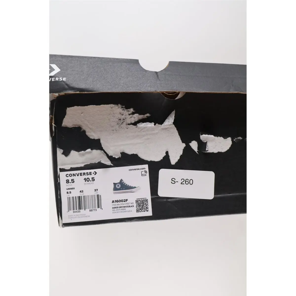 Converse shoes - Chuck Taylor All Star Malden Street Mid - Gray 6