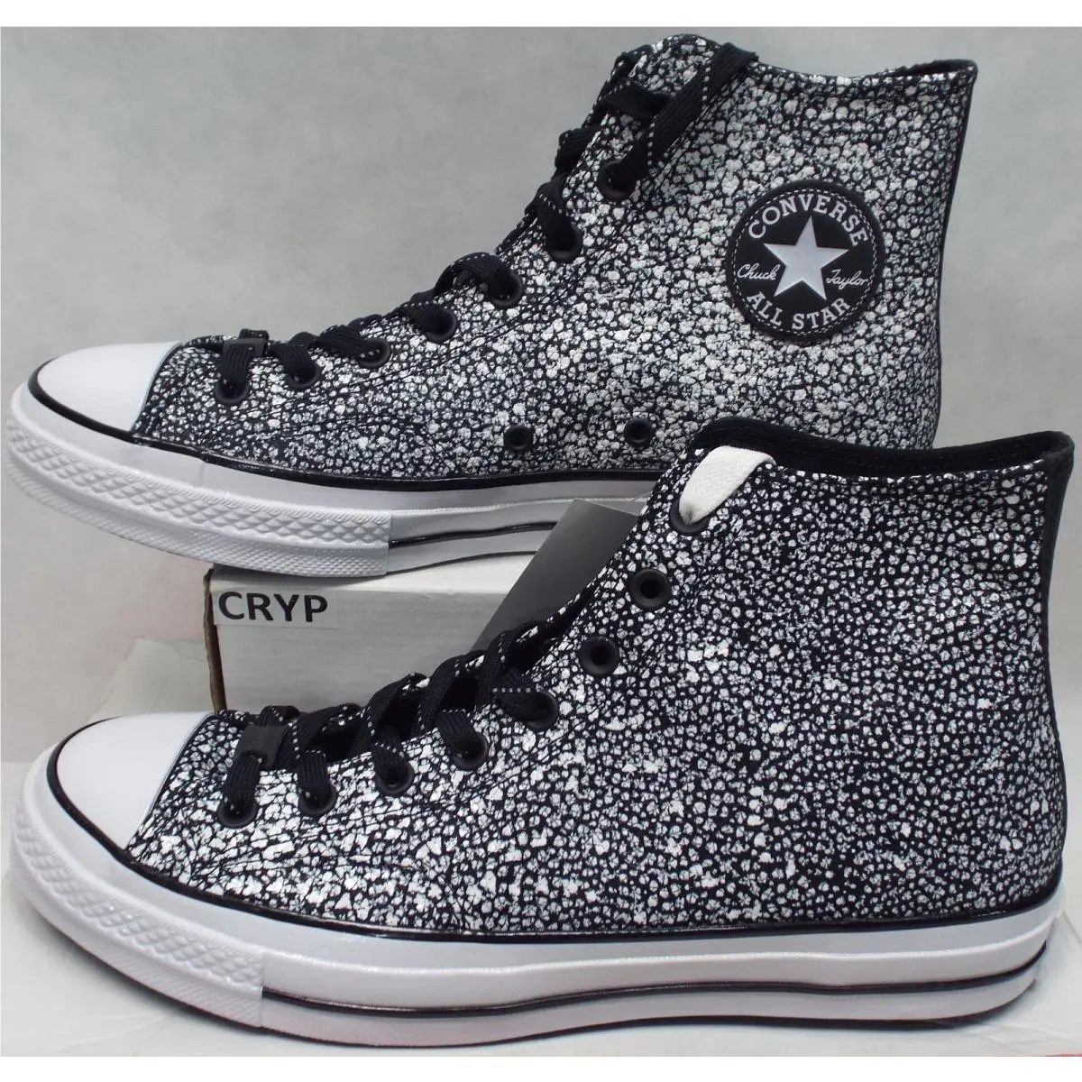 Mens 11 Converse Chuck Taylor Textured Leather Asphalt Nyc 156702C