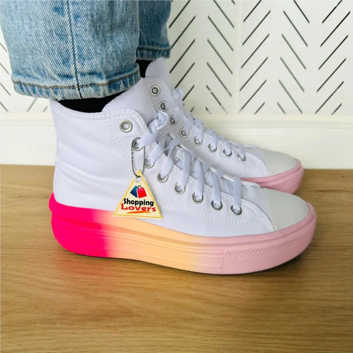 Converse shoes - Converse Chuck Taylor All Star Move - White (UPC: 194434841343) 0