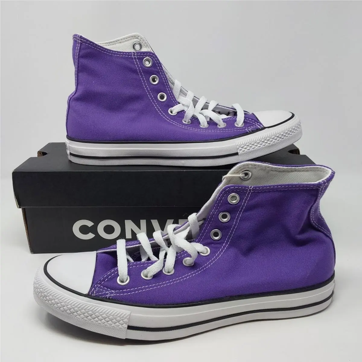 Converse Chuck Taylor All Star Hi Electric Purple 137833F Men 8 Women 10