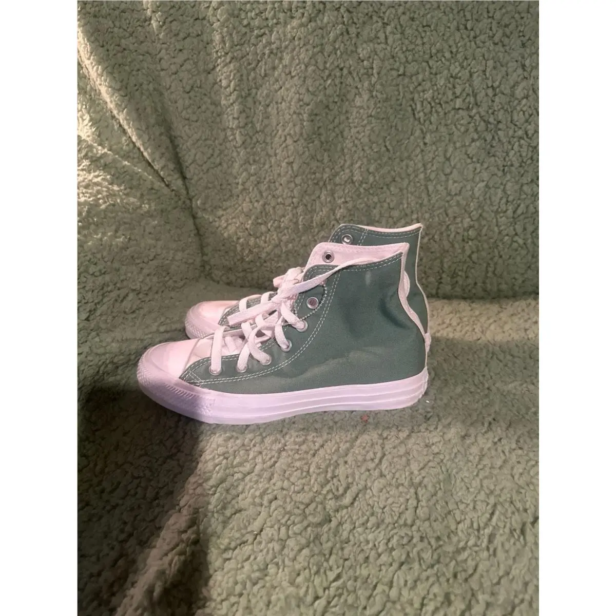Converse shoes - Chuck Taylor All Star Move High Top - Green 1
